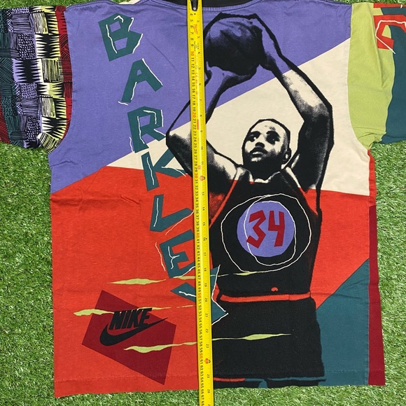 Vintage Rare 90’s single stitched Nike Charles Barkley all over print T-shirt - Picture 6 of 9